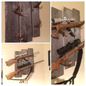 antler gun rack